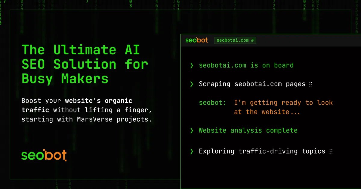 Screenshot of seobotai.com