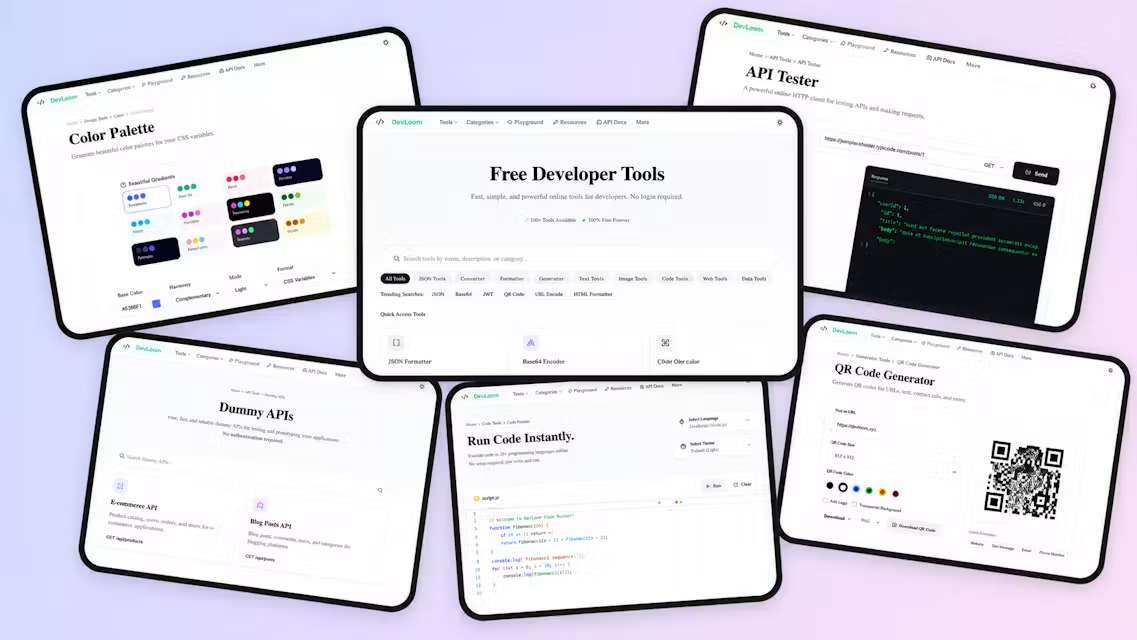 Screenshot of devloom.xyz